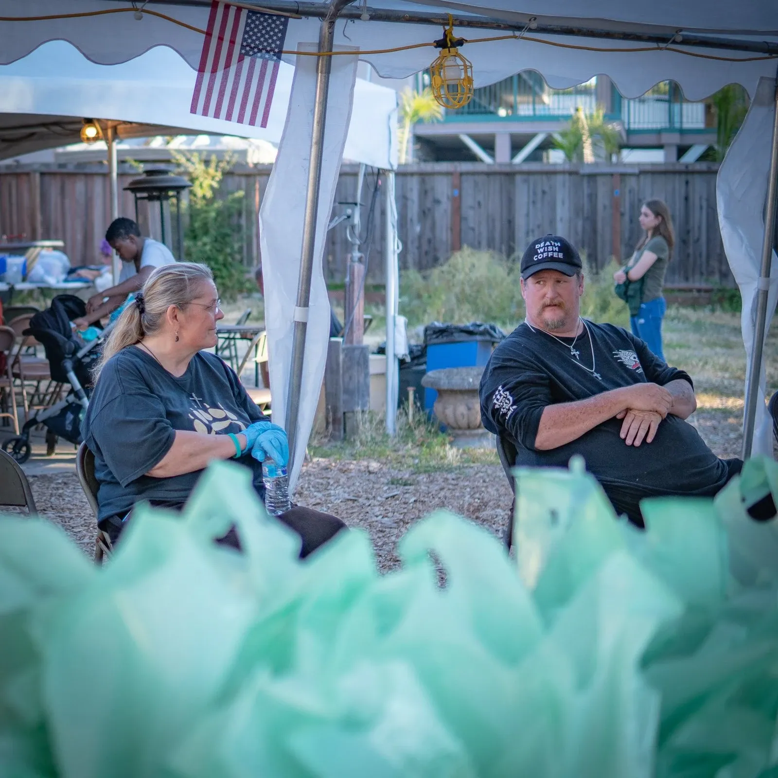 Street Life Ministries staff and volunteers gathered together outdoors