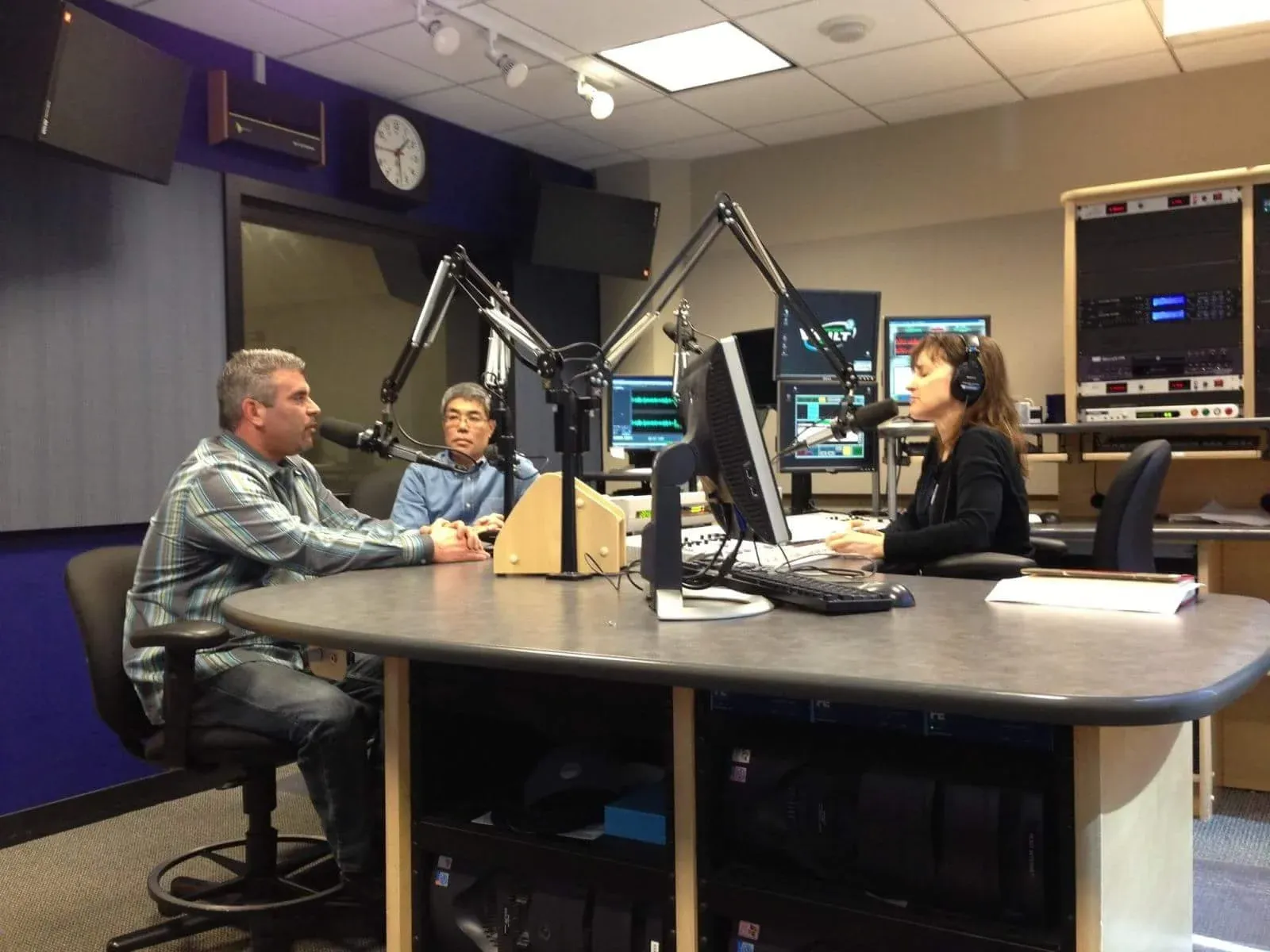 David Shearin Visits St. John Radio