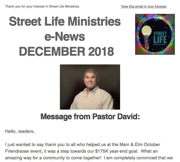 December 2018 Newsletter