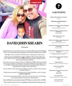 A Minute with David Shearin