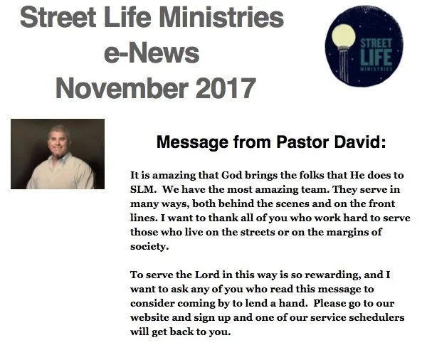 November 2017 Newsletter