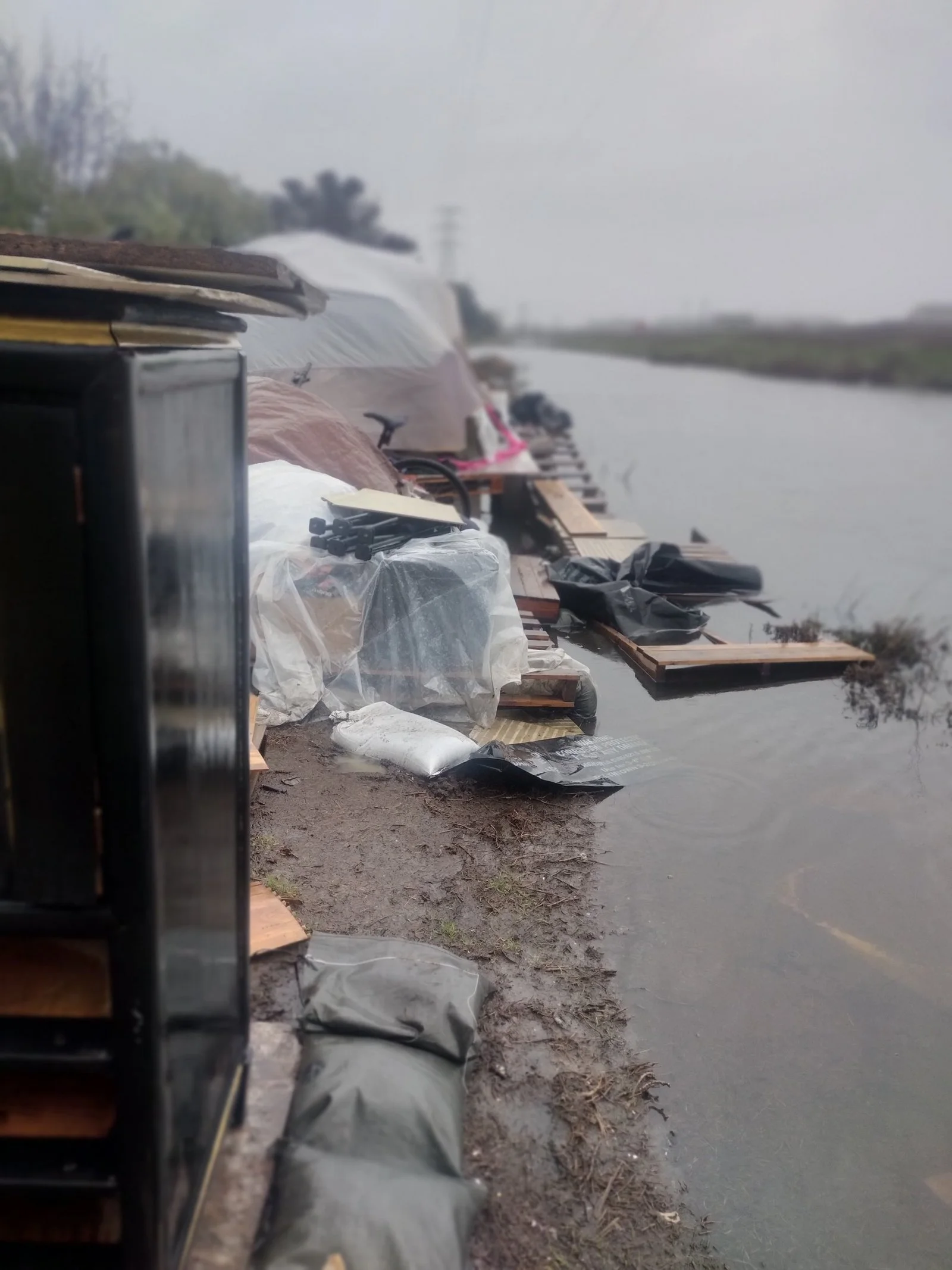 Surviving on the flooded streets